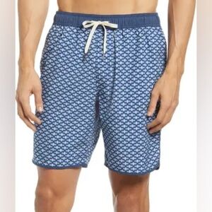 Fair Harbor The Anchor Mist Seaview Mens Lined Blue Swim Board Shorts Trunks 3XL